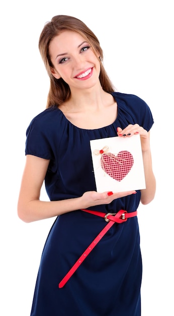 Uśmiechnięta osoba z haftem